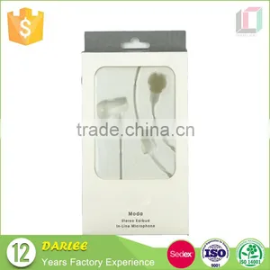 Hot Sale High End Retail Foldable Kraft Paper Earphone Package Box thumbnail-6
