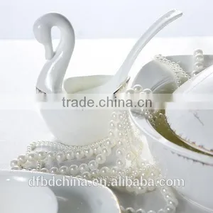50pcs Bone China Dinner Set/dinnerware Sets thumbnail-4