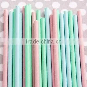Red Drinking Paper Straws With Christmas Candy Cane Design thumbnail-6
