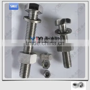 Alloy 601. Alloy600. Alloy625 . Stainless Steel Fasteners Hex Bolt and Nut Washer thumbnail-4