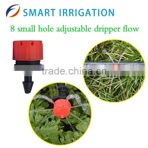 Drip Irrigation System 8 Small Holes Adjustable Flow Dripper thumbnail-1