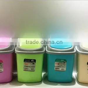 24L Waste Bin Beauty Customized Red Home Garbage Bin thumbnail-4