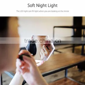 Multifunctional New Led Digital Mirror Alarm Clock Sleep Night Light thumbnail-4