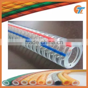 Flexible Stainless High Pressure PVC Spiral Steel Wire Hose thumbnail-1