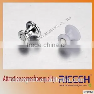 Unclear Sinted Plastic Magnetic Push Pin Customized Logo thumbnail-1