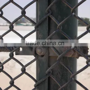 Verified China Factory Popular Perimeter Fence/Chain Link Fence Top Barbed Wire/cyclone Fence thumbnail-2