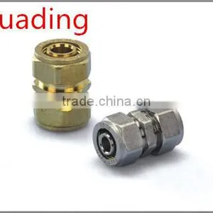 Brass Union ,brass Fittings Compression Sleeve Union , Brass Connectors for Pex-al -pex thumbnail-1