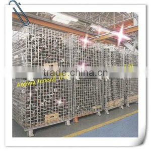 Strong Versatile Collapsible Mesh Storage Cage for Transport thumbnail-1