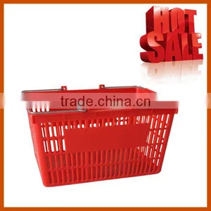 Supermarket Shopping Basket Plastic or Metal thumbnail-1