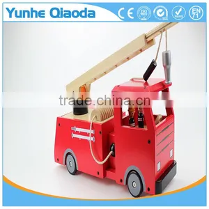 Fire Truck Toy , Extending Ladder and Water Pump Hose to Shoot Water, Bump and Go thumbnail-6