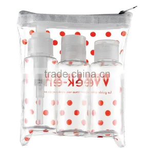 YUHUI Clear Wash Kit _2NUL_Set of 5 Bottles -Travel Organizer Empty Bottle Set thumbnail-5