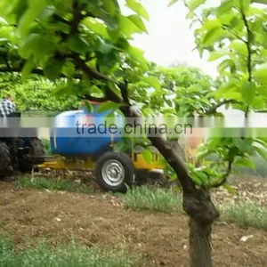 Trailer Model Tractor Use Farm Garden Fruit Tree Orchard Vineyard Boom Tank Air Blast Sprayer With High Press Diaphragm Pump thumbnail-3