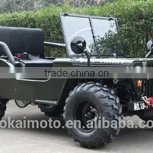 4x4 Adult Drive 150cc Petrol Willys Car (TKG110-Z) thumbnail-4