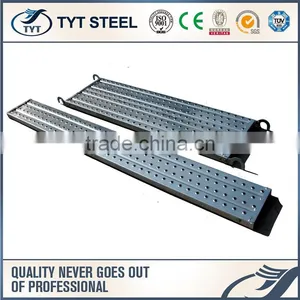 Scaffold Board Plank Anti Skip Plate Galvanized Scaffold Steel Plank Price Scaffold Board Plank thumbnail-1