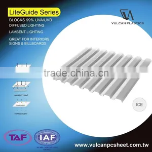 Co Extruded Translucent Polycarbonate LED Sheets (LiteGuide Series) thumbnail-3