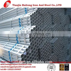 BS1387/ASTM A53/ASTM A500 Pre Galvanized Steel Pipe thumbnail-1