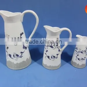 Hot Selling Ceramic Shiny Chinese Flower Vase With Pattern thumbnail-2