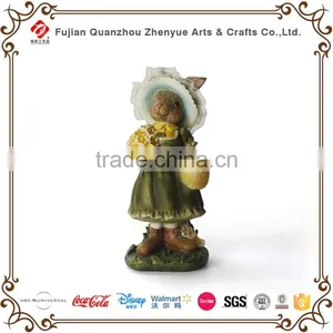 2015 Handmade Resin Rabbit Garden Sculpture thumbnail-1