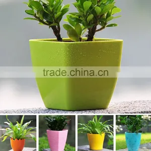 Garden Supplies Attractive Colorful Plastic Wholesale Flower Pots thumbnail-1