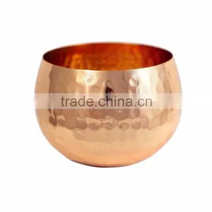 Copper Candle Cup Metal Soy Candle Jar, Copper Wax Tumbler For Candle Tea Light thumbnail-2