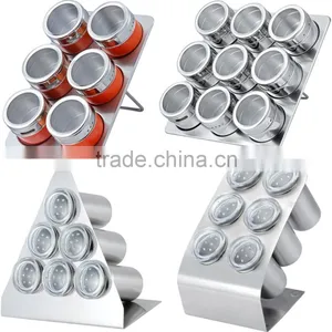 2 Piece Megenetic Salt And Pepper Set,Stainless Steel Condiment Set thumbnail-4