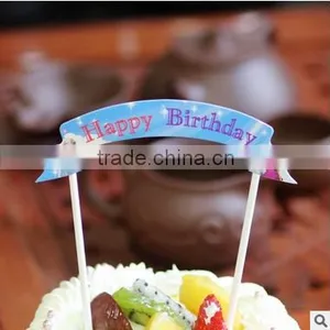 Popular Recycled Happy Birthday Cake Topper thumbnail-6