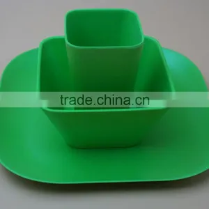 Biodegradable Bamboo Fiber Tableware Sets thumbnail-2