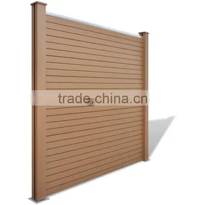 Wpc Fence Screen for Decorative Garden Fencing Better Than Wood Fence Vinyl Fence Aluminum Fence thumbnail-2
