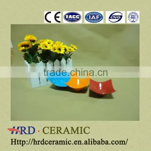 Small Ceramic Dishes Wholesale High Quality Colorful Hotel Used Ceramic Dish thumbnail-1