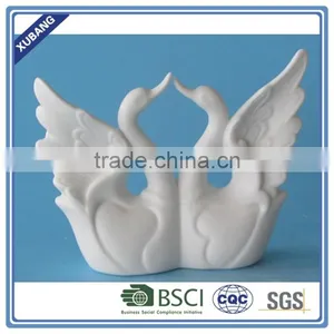 Wedding Favors White Ceramic Love Birds thumbnail-1