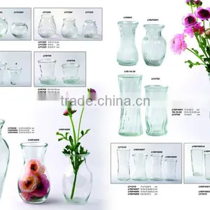 Kinds of Perfect Clear Glass Flower Vase Made in China thumbnail-1