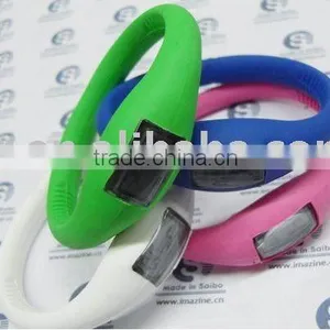 Fashional Silicone Rubber Ion Sports Watch thumbnail-1