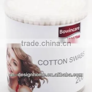 200 PCS 7.75CM/3" PLASTIC STICK COTTON SWABS thumbnail-1