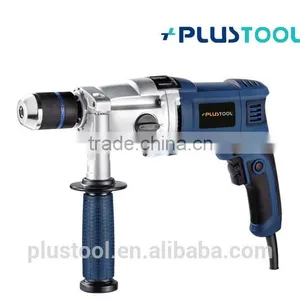 2 Gears 1050W Impact Drill With Aluminum Gear Box thumbnail-1