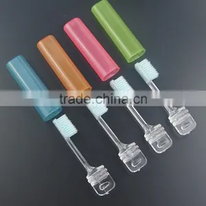 Multi Color Medium Bristle Foldable Denture Toothbrush Box Toothbrush Manufaturer thumbnail-3