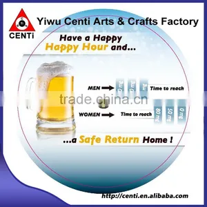 Custom Imprinted Blood Alcohol Concentration 2 Wheel Calculator for Safe Driving thumbnail-5