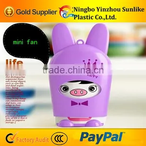 Sunlike SLF001 As Seen on TV Mini Portable Electric Plastic Craft Fan of Animal Fashion Design thumbnail-1