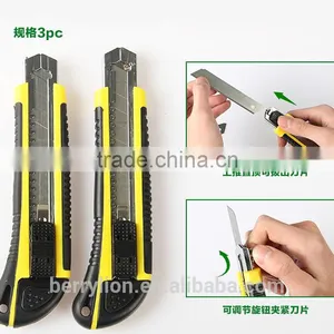 Berrylion Utility Knife With 3 Blades Sharp Utility Knife thumbnail-1