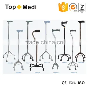 Topmedi Retractable Four-legged Elderly Cane Walking Stick thumbnail-1