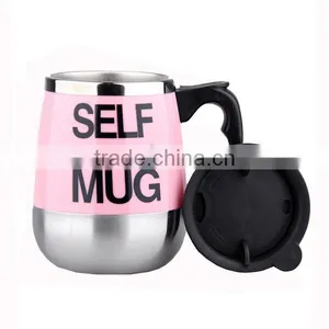 Automatic Battery Operated Stainless Steel Self Stirring Self Mixing & Spinning Cup thumbnail-4