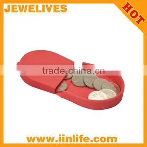 Reasonable Price High Quality Candy Color Silicone Coin Wallet thumbnail-2