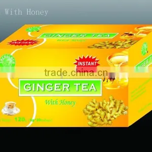 Instant Ginger Tea With Honey Teabag--Natural Honey and Ginger, Tea Drink, Good Taste thumbnail-1