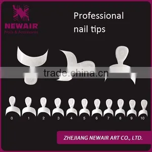 NEWAIR Wholesale 500pcs Nail Salon Hot False French Nail Art Fake Nail Tips thumbnail-3