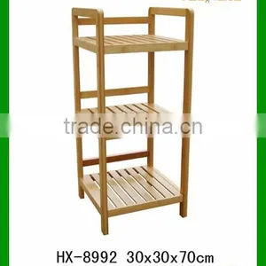 High Quality Bamboo Bathroom / Living Room / Kitchen Storage Rack thumbnail-1
