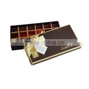 Chocolate Paper Box With Compartments thumbnail-1
