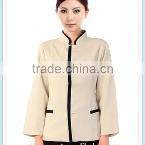 2016 OEM Hotel Waitress Uniform Staff Uniform High Quality thumbnail-1