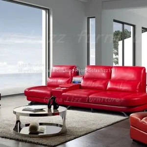 China Leisure Italy Leather Sofa Divan Furniture thumbnail-3