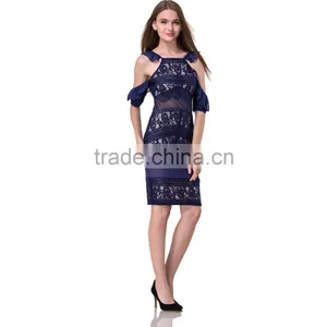 Guangzhou Domin Fashion Factory 2017 Latest Ladies Sexy Dress Patterns thumbnail-4