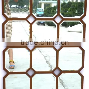 Modern Wooden Inexpensive Decorative Frameless Glass Mirror thumbnail-1