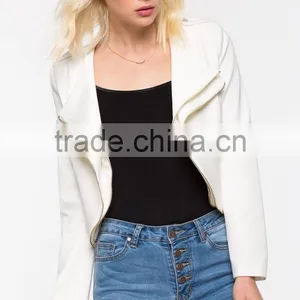 OEM Service New Design Custom Woman Sexy Layed Jacket thumbnail-2